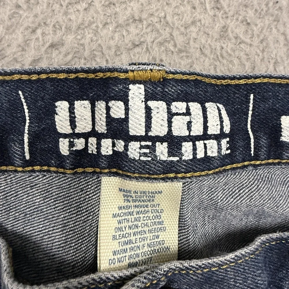 Urban Pipeline‎ Jeans Mens 36x32 Blue Medium Wash Bootcut Stretch Denim Casual